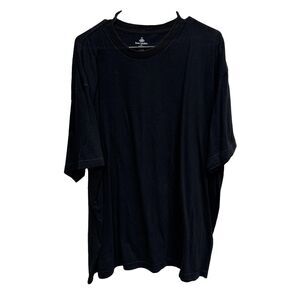 Foot Locker T Shirt Men XXL 2XL Black Short Sleeve Crew Neck Cotton Basic Adult